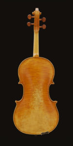 back of 2017 A Guarneri model viola