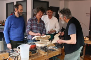 Four luthiers at the Royal Northern College